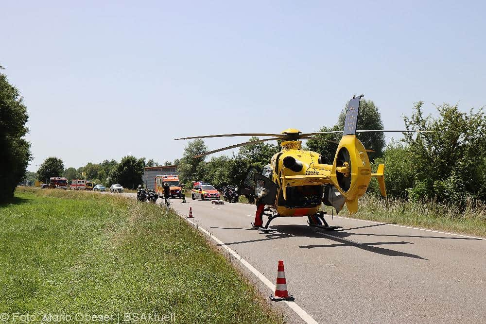 Gundremmingen ST2025 Unfall Motorrad Pkw