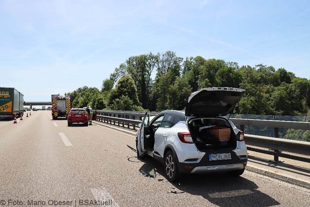 Unfall A8 bei Leipheim