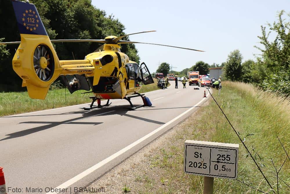 Gundremmingen ST2025 Unfall Motorrad Pkw