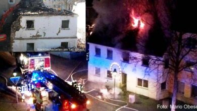 Brand Ichenhausen, BSAktuell, Wohnhausin Ichenhausen brand, BSAktuell, Obeser,