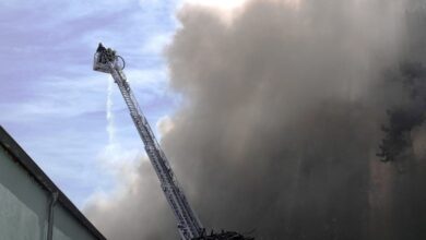 Brand Recyclingfirma, Feuer