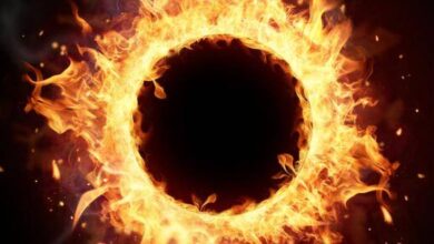 Feuer Kreis Explosion