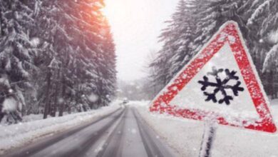 Schnee Winter Glatteis, Winterliche Straßenverhältnisse