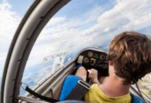 Flieger Segelflugzeug