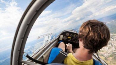 Flieger Segelflugzeug