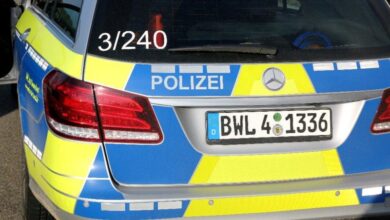 Polizeifahrzeug aus Baden Württemberg