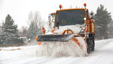 Schneepflug im Winterdienst
