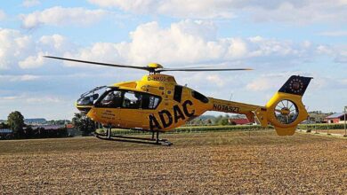 Rettungshubschrauber Augsburg ADAC