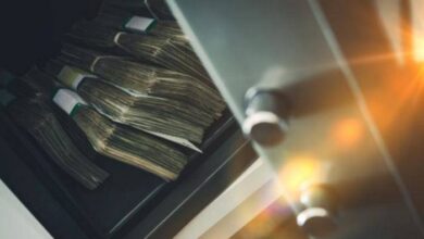 Tresor mit Bargeld