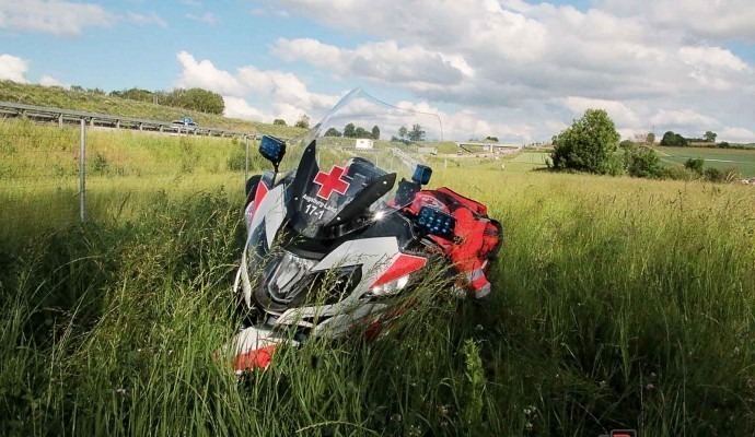 Vermisstensuche Großanhausen Motorradstaffel Augsburg-Land