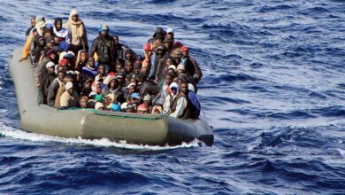 Bootsflüchtlinge im Mittelmeer – dts Marina Militare