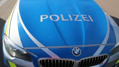 Polizeifahrzeug Front
