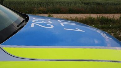 Polizeifahrzeug Blau BW