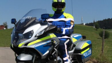 Motorradkontrollgruppe Polizei