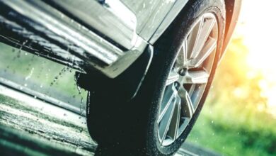 Regen Nasse Fahrbahn Aquaplaning