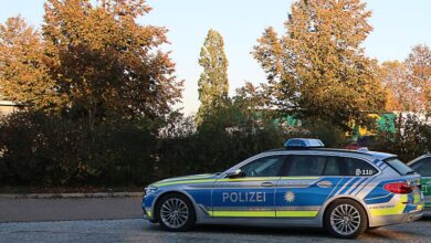 Autobahnpolizei Polizeifahrzeug