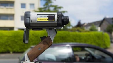 Lasermessung Blitzer