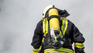 Atemschutz Geräteträger Feuerwehrmann