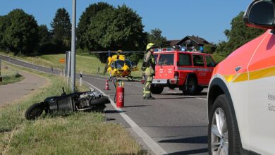 Unfall Günzburg Weißenhorner Straße Roller 04072019 2