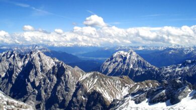 Zugspitze Blick Berge