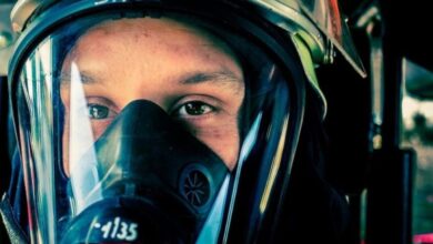 Atemschutz Feuerwehrmann