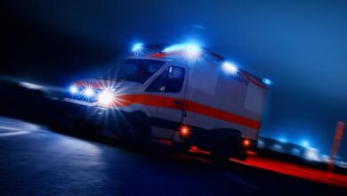 Rettungswagen Nacht