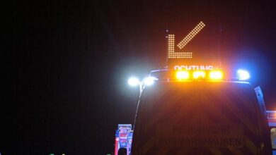 Sicherungsanhaenger Nacht
