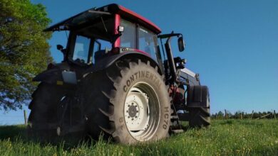 Traktor abgestellt