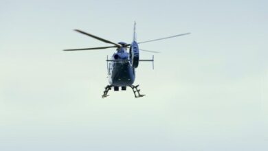 Hubschrauber Polizeihubschrauber