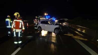 Unfall A8 Zusmarshausen 03082020 2