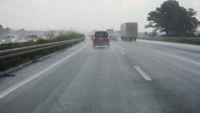 Regen Aquaplaning