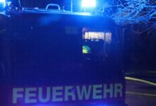 Feuerwehrfahrzeug Nacht