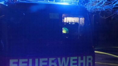 Feuerwehrfahrzeug Nacht