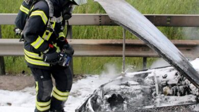 PKW-Brand Wärmebildkamera