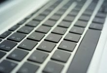 Eine Tastatur eines Computers