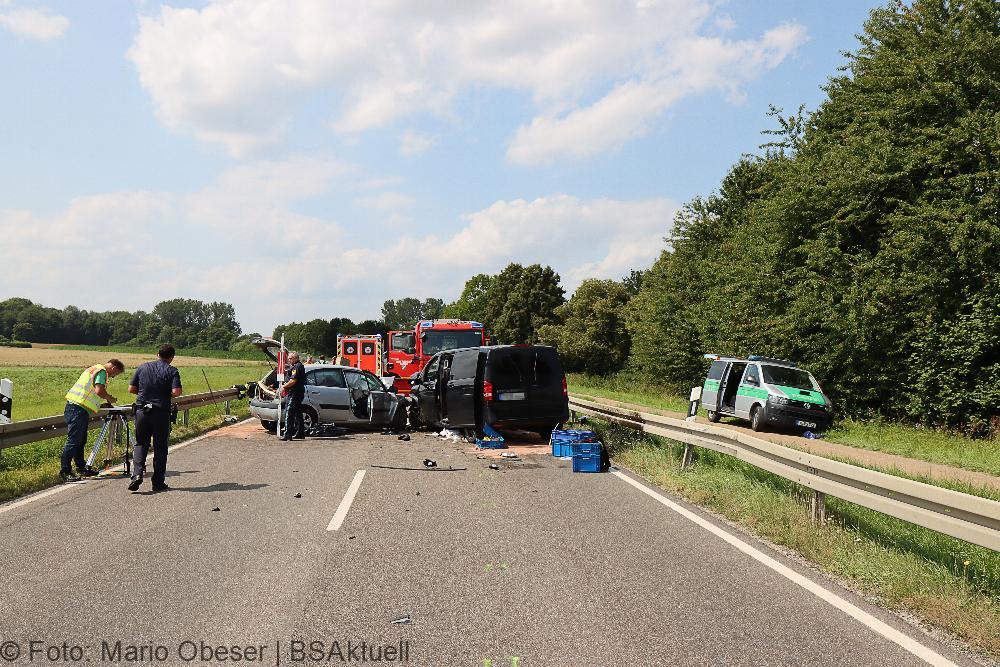 Kreis Dillingen - ST2033- Frontalunfall 