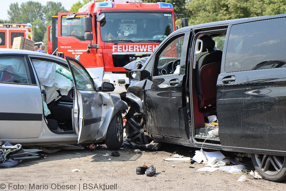 Kreis Dillingen - ST2033- Frontalunfall 