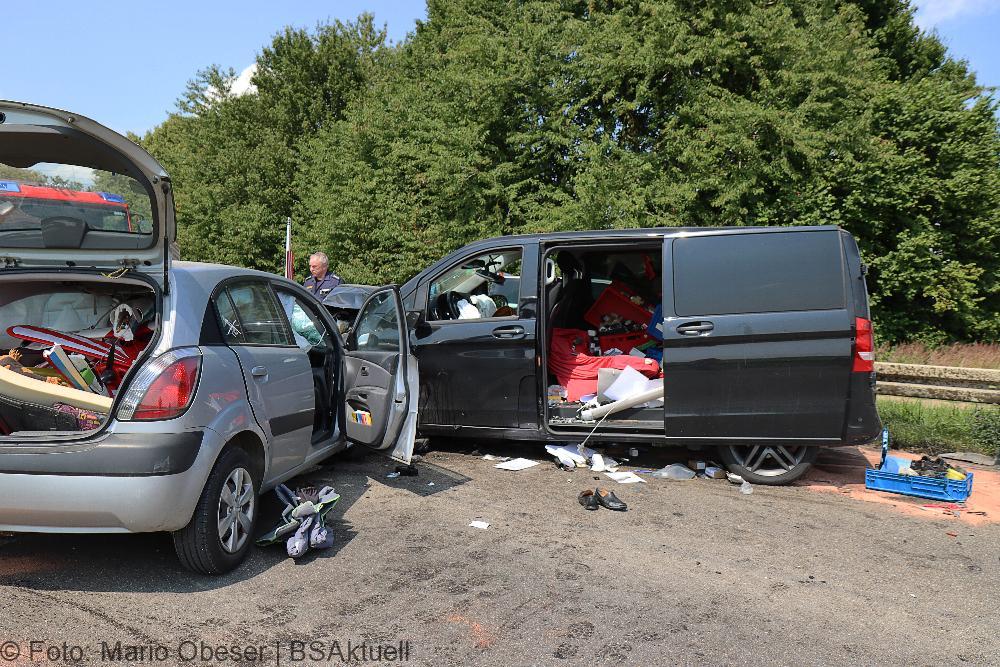 Kreis Dillingen - ST2033- Frontalunfall 