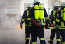 Atemschutz Feuerwehrmann
