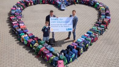 Beitragsbild zu 1.950 Schulranzen gespendet: Aktion „Ranzen her!“ sorgt für guten Schulstart in der Region