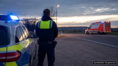 KI-generiertes Symbolfoto zu Verkehrskontrolle bei Riedlingen