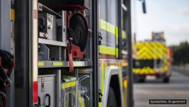 KI-generiertes Symbolfoto zu Verkehrsunfall bei A7 zwischen Autobahndreieck Hittistetten und Anschlussstelle Vöhringen