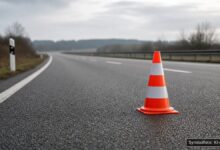 KI-generiertes Symbolfoto zu Verkehrsunfall bei A8 zwischen Burgau und Leipheim