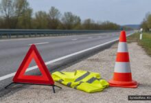KI-generiertes Symbolfoto zu Verkehrsunfall bei A7 zwischen Illertissen und Vöhringen