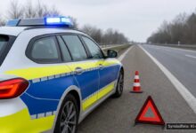 KI-generiertes Symbolfoto zu Verkehrsunfall bei A8 zwischen Neusäß und Augsburg Ost