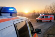 KI-generiertes Symbolfoto zu Polizeieinsatz / Widerstand gegen Vollstreckungsbeamte bei Marktoberdorf