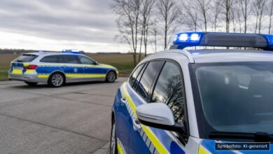 KI-generiertes Symbolfoto zu Polizeieinsatz bei Neu-Ulm