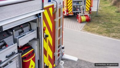KI-generiertes Symbolfoto zu Waldbrand bei Säuling bei Schwangau