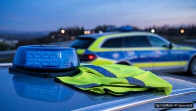 KI-generiertes Symbolfoto zu Verkehrsunfall bei Dornstadt