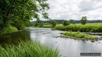 KI-generiertes Symbolfoto zu Umweltverschmutzung bei Greimeltshofen, Kirchhaslach
